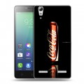 Дизайнерский силиконовый чехол для Lenovo A6010 Coca-cola