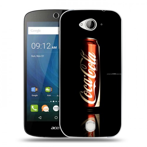 Дизайнерский силиконовый чехол для Acer Liquid Z530 Coca-cola