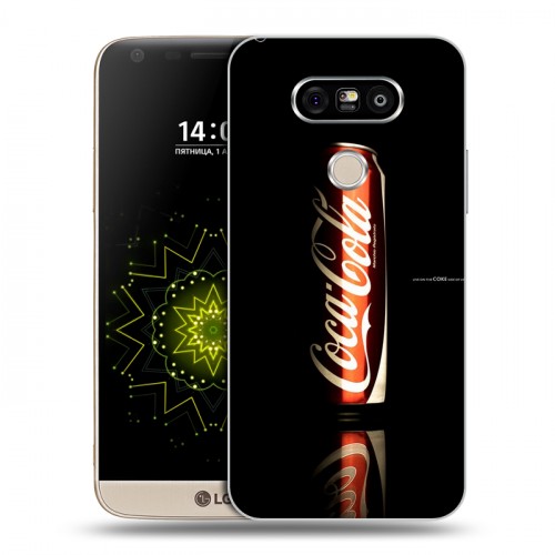 Дизайнерский пластиковый чехол для LG G5 Coca-cola