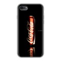 Дизайнерский силиконовый с усиленными углами чехол для Iphone 7 Coca-cola