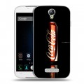 Дизайнерский пластиковый чехол для Doogee X6 Coca-cola