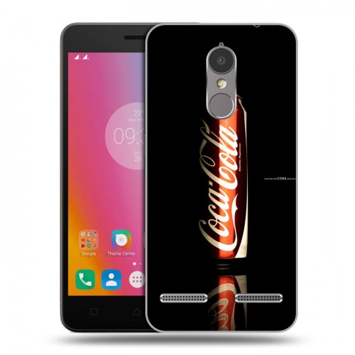 Дизайнерский пластиковый чехол для Lenovo K6 Coca-cola