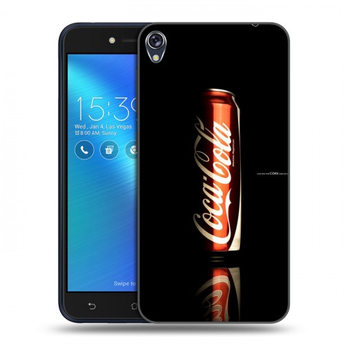 Дизайнерский силиконовый чехол для Asus ZenFone Live Coca-cola