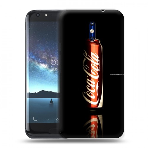 Дизайнерский силиконовый чехол для Doogee BL5000 Coca-cola