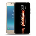 Дизайнерский пластиковый чехол для Samsung Galaxy J2 (2018) Coca-cola