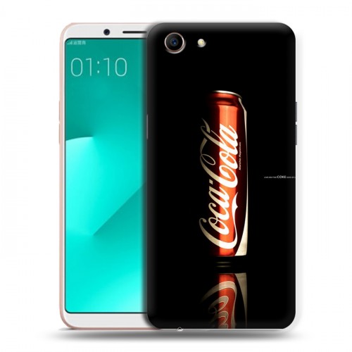 Дизайнерский пластиковый чехол для OPPO A83 Coca-cola