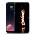 Дизайнерский пластиковый чехол для Meizu 15 Plus Coca-cola