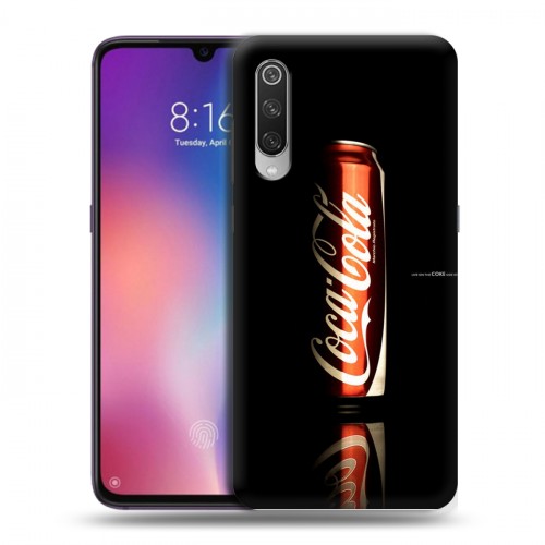 Дизайнерский силиконовый с усиленными углами чехол для Xiaomi Mi9 Coca-cola