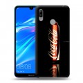 Дизайнерский пластиковый чехол для Huawei Y6 (2019) Coca-cola