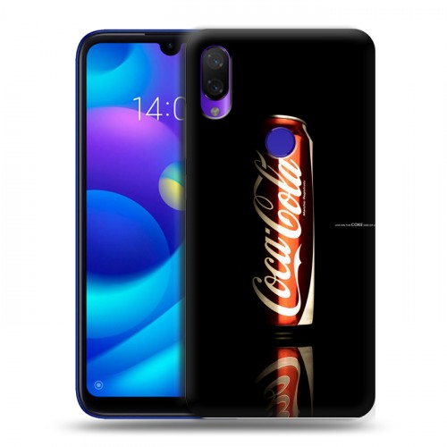 Дизайнерский пластиковый чехол для Xiaomi Mi Play Coca-cola