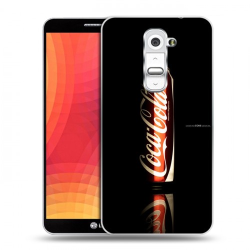 Дизайнерский пластиковый чехол для LG Optimus G2 Coca-cola