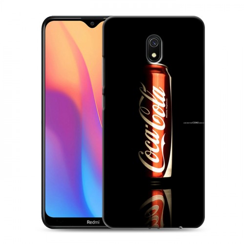 Дизайнерский силиконовый с усиленными углами чехол для Xiaomi RedMi 8A Coca-cola