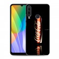 Дизайнерский пластиковый чехол для Huawei Y6p Coca-cola