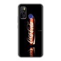 Дизайнерский силиконовый чехол для Tecno Camon 15 Coca-cola