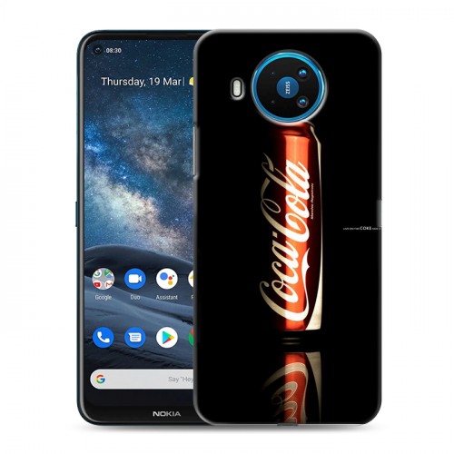 Дизайнерский силиконовый чехол для Nokia 8.3 Coca-cola