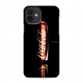 Дизайнерский силиконовый чехол для Iphone 12 Coca-cola