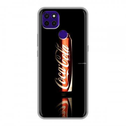 Дизайнерский силиконовый с усиленными углами чехол для Lenovo K12 Pro Coca-cola