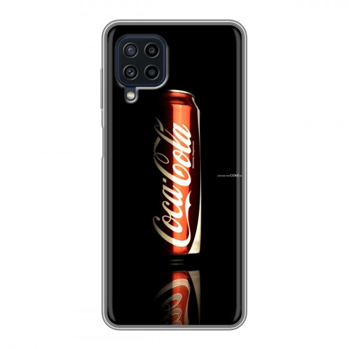 Дизайнерский силиконовый чехол для Samsung Galaxy A22 Coca-cola