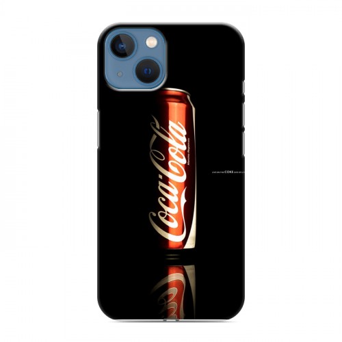 Дизайнерский силиконовый чехол для Iphone 13 Coca-cola