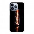 Дизайнерский силиконовый чехол для Iphone 13 Pro Coca-cola