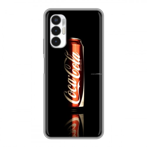 Дизайнерский силиконовый чехол для Tecno Pova 3 Coca-cola