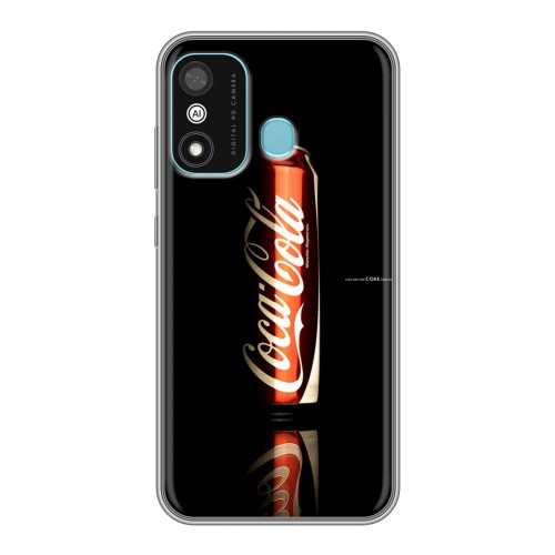 Дизайнерский силиконовый чехол для Itel A27 Coca-cola