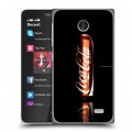 Дизайнерский пластиковый чехол для Nokia X Coca-cola