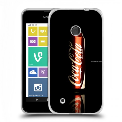 Дизайнерский пластиковый чехол для Nokia Lumia 530 Coca-cola