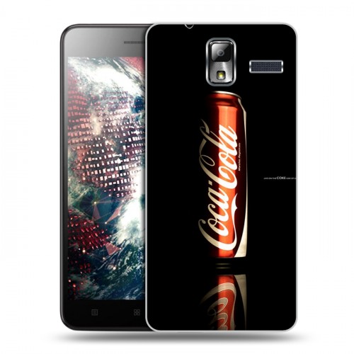 Дизайнерский силиконовый чехол для Lenovo S580 Ideaphone Coca-cola