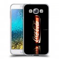 Дизайнерский пластиковый чехол для Samsung Galaxy E5 Coca-cola