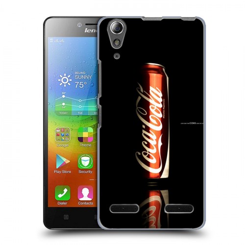 Дизайнерский пластиковый чехол для Lenovo A6000 Coca-cola