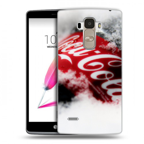 Дизайнерский пластиковый чехол для LG G4 Stylus Coca-cola