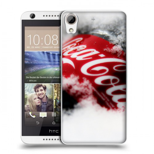 Дизайнерский силиконовый чехол для HTC Desire 626 Coca-cola