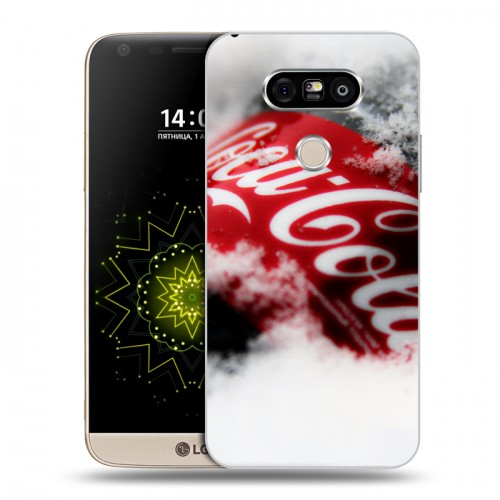 Дизайнерский пластиковый чехол для LG G5 Coca-cola