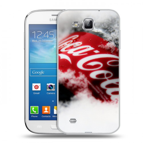 Дизайнерский пластиковый чехол для Samsung Galaxy Premier Coca-cola