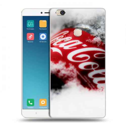 Дизайнерский пластиковый чехол для Xiaomi Mi Max 2 Coca-cola
