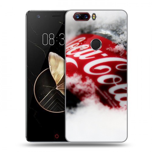 Дизайнерский пластиковый чехол для ZTE Nubia Z17 Coca-cola