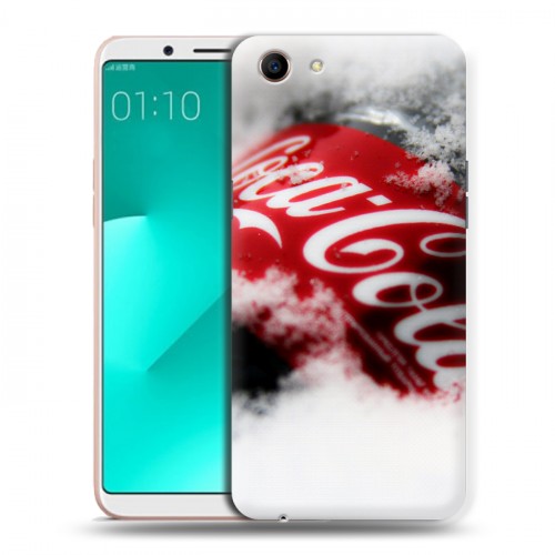 Дизайнерский пластиковый чехол для OPPO A83 Coca-cola