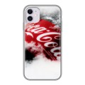 Дизайнерский силиконовый чехол для Iphone 11 Coca-cola
