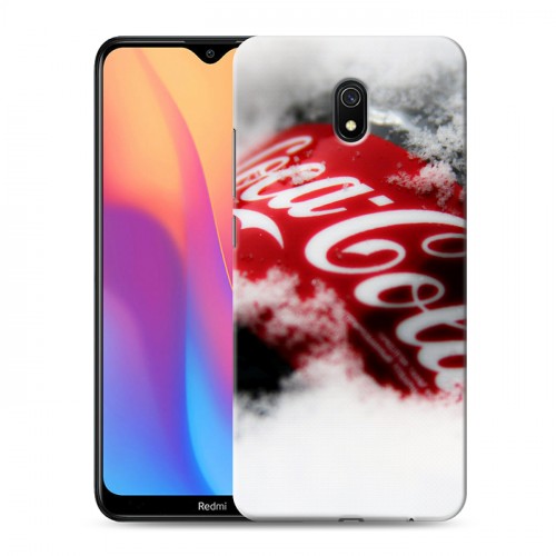 Дизайнерский силиконовый с усиленными углами чехол для Xiaomi RedMi 8A Coca-cola