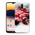 Дизайнерский пластиковый чехол для Nokia 2.3 Coca-cola