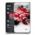 Дизайнерский пластиковый чехол для Nokia X Coca-cola