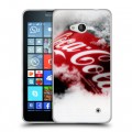 Дизайнерский пластиковый чехол для Microsoft Lumia 640 Coca-cola