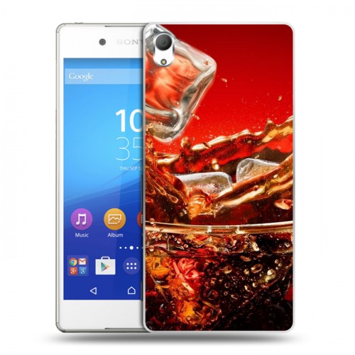 Дизайнерский пластиковый чехол для Sony Xperia Z3+ Coca-cola