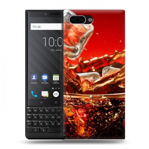 Дизайнерский пластиковый чехол для BlackBerry KEY2 Coca-cola