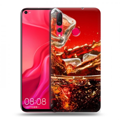 Дизайнерский пластиковый чехол для Huawei Nova 4 Coca-cola