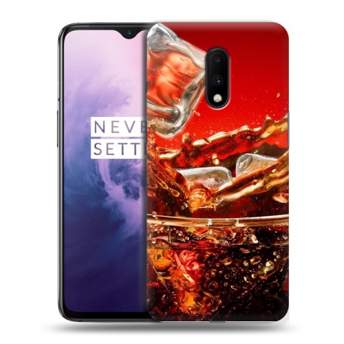 Дизайнерский пластиковый чехол для OnePlus 7 Coca-cola