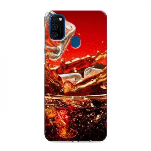 Дизайнерский силиконовый чехол для Samsung Galaxy M30s Coca-cola