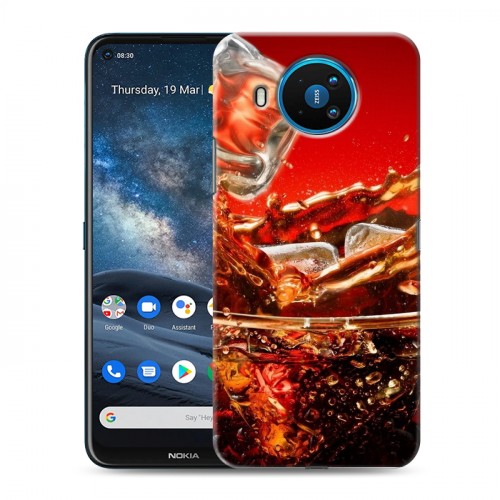 Дизайнерский силиконовый чехол для Nokia 8.3 Coca-cola