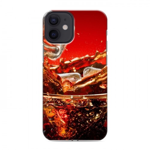 Дизайнерский пластиковый чехол для Iphone 12 Mini Coca-cola